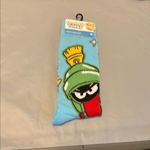 Warner Bros. Looney Tunes Blue Socks with Marvin the Martian